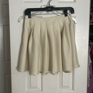 Cream skirt